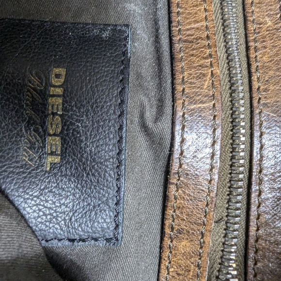 Diesel Canvas / Leather Shoulder Bag - Picture 5 of 16